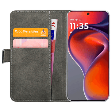 Mobilize Pu-Couro Book Capa Preto Motorola Moto G15/G15 Power