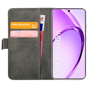 Mobilize Pu-Couro Book Capa Preto OPPO A40/A40M/A60 5G