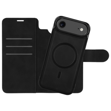 Just in Case Amovível PU-Couro Book Capa Preto Apple iPhone Air