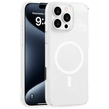 Just in Case TPU Back Cover Transparente Magnético Apple iPhone 16 Pro Max
