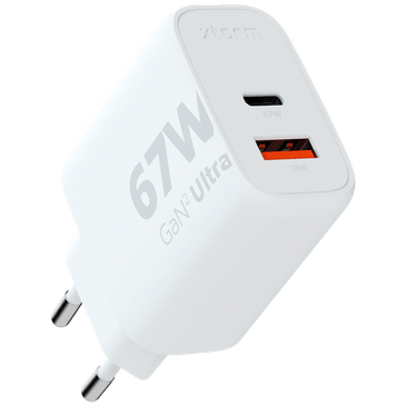 Xtorm Gan2 Ultra USB USB-C Carregador Rápido 67W Branco