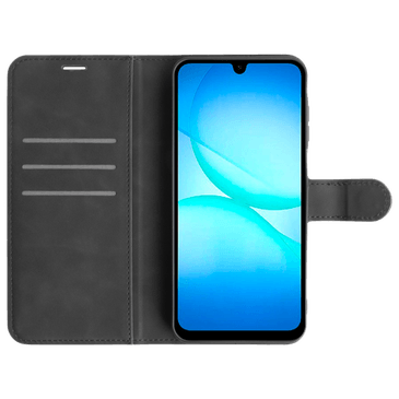 Just in Case PU-Couro Book Capa Preto Samsung Galaxy A17/A17 5G
