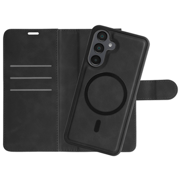 Just in Case Amovível PU-Couro Book Capa Preto Samsung Galaxy S26