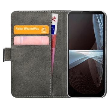 Mobilize Book Case Couro-PU Preto Sony Xperia 10 III