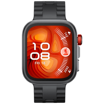 Huawei Watch Fit 4 Pro Cinzento (Bracelete De Borracha Preta)