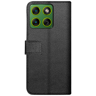 Just in Case PU-Couro Book Capa Preto Motorola Edge 70
