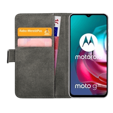 Mobilize Book Case Couro-PU Preto Motorola Moto G30