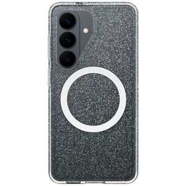 OtterBox React Back Cover Transparente Glitter Magnético Samsung Galaxy S26