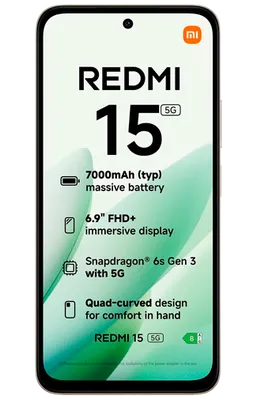 Xiaomi Redmi 15 5G 128GB Cinzento
