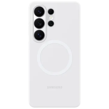 Samsung Silicone Back Cover Branco Magnético Samsung Galaxy S26 Ultra