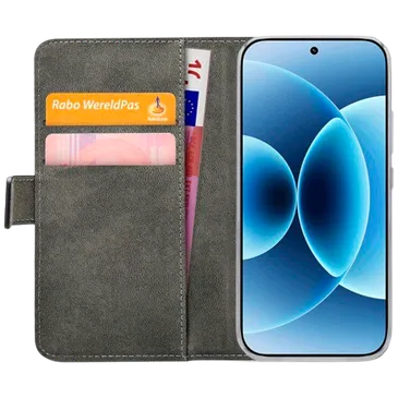 Mobilize PU-Couro Book Capa Preto Xiaomi 17