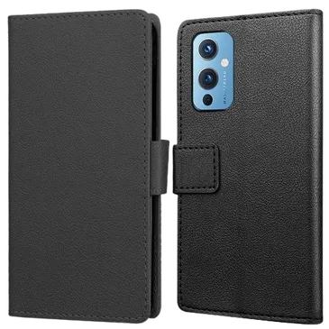 Just in Case Book Case Couro-PU Preto OnePlus 9