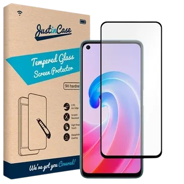 Just in Case Protector de Ecrã de Vidro Temperado Edge to Edge OPPO A96