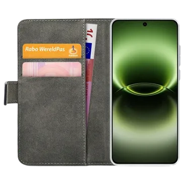 Mobilize PU-Couro Book Capa Preto vivo X300 Ultra
