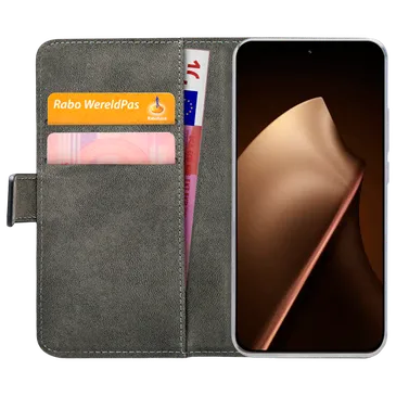 Mobilize PU-Couro Book Capa Preto Xiaomi 15T Pro