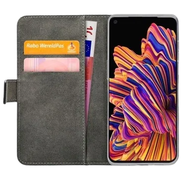 Mobilize Pu-Couro Book Capa Preto Samsung Galaxy Xcover Pro
