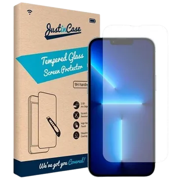 Just in Case Clear Protector de Ecrã de Vidro Temperado Apple iPhone 13 Pro Max