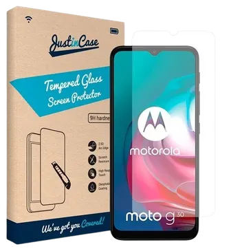 Just in Case Clear Protector de Ecrã de Vidro Temperado Motorola Moto G10/G30