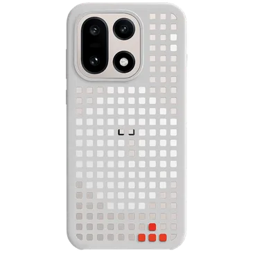 OnePlus Hole-Pattern Back Cover Cinzento Magnético OnePlus 15