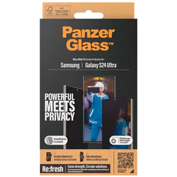 Panzerglass Vidro Temperado Privacy Protetor De Ecrã Samsung Galaxy S24 Ultra