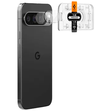 Spigen EZ Fit Vidro Temperado Camera Protector Google Pixel 9 Pro 2-Pack