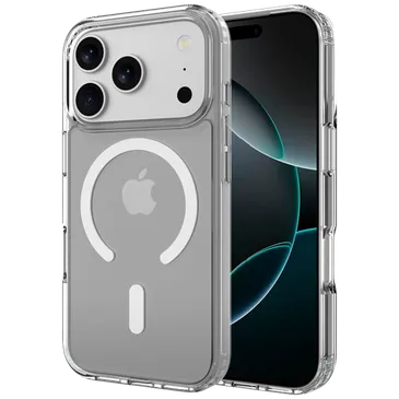 Just in Case Military Grade Plástico Back Cover Transparente Magnético Apple iPhone 17 Pro Max