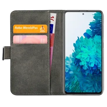 Mobilize Book Case Couro-PU Preto Samsung Galaxy S20 FE