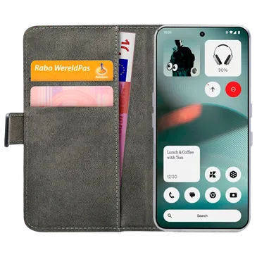 Mobilize PU-Couro Book Capa Preto Nothing Phone (3)