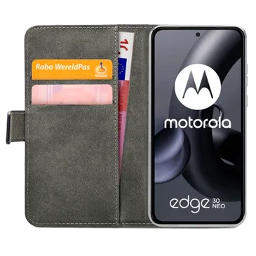 Mobilize Pu-Couro Book Capa Preto Motorola Edge 30 Neo