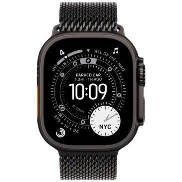 Apple Watch Ultra 3 49mm Preto (Preto Milanese Correia M)