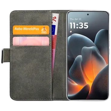 Mobilize PU-Couro Book Capa Preto Motorola Signature