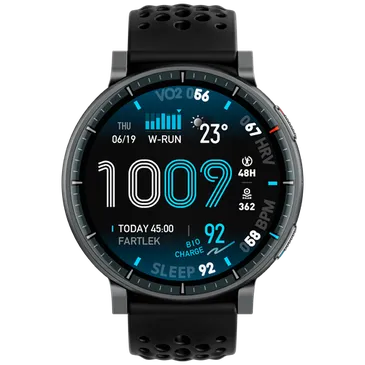 Amazfit Active Max Preto (Correia De Silicone Preta)