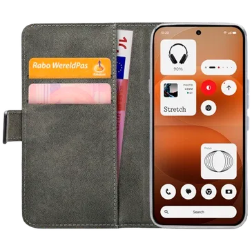 Mobilize PU-Couro Book Capa Preto Nothing Phone (4a) Pro