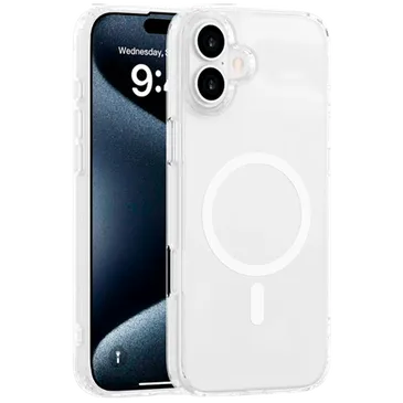 Just in Case TPU Back Cover Transparente Magnético Apple iPhone 16 Plus