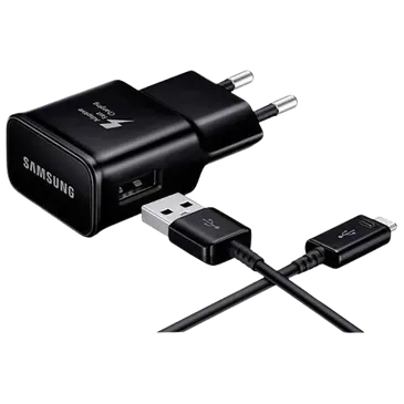 Samsung Carregador Rápido USB + Cabo Micro-USB EP-TA20 Preto
