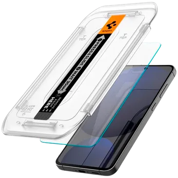 Spigen EZ Fit Protector De Ecrã Transparente De Vidro Temperado com Montageframe Samsung Galaxy S24 FE 2-Pack