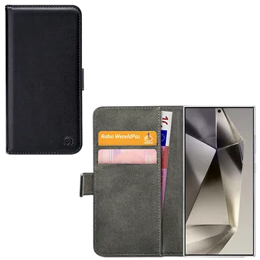 Mobilize Pu-Couro Book Capa Preto Samsung Galaxy S24 Ultra