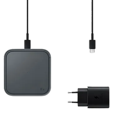 Samsung Ep-P2400 Carregador Sem Fios 15W Com Adaptador 25W Preto