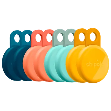 Chipolo LOOP Laranja/Azul/Amarelo/Hortelã 8-Pack