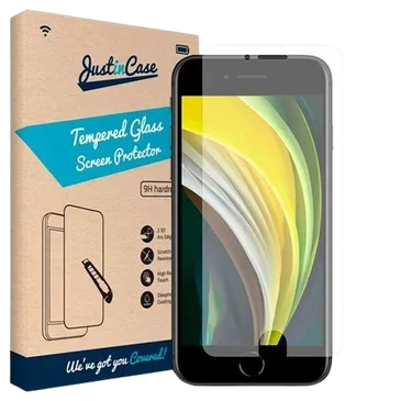 Just in Case Clear Protector de Ecrã de Vidro Temperado Apple iPhone SE 2020/2022