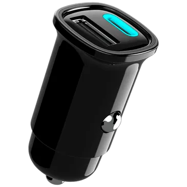 Grab 'N Go USB USB-C Carregador Para Automóvel 30W Preto
