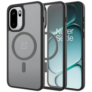 Just in Case Military Grade Plástico Back Cover Preto Magnético OnePlus 15R