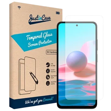 Just in Case Clear Protector de Ecrã de Vidro Temperado Xiaomi Redmi Note 10