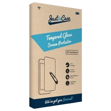 Just in Case Protector de Ecrã de Vidro Temperado Edge to Edge Preto Motorola Moto G71