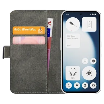 Mobilize PU-Couro Book Capa Preto Nothing Phone (3a) Lite