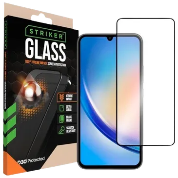 Striker D3O Vidro Temperado Edge To Edge Protetor De Ecrã Samsung Galaxy A34 5G