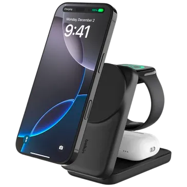 Belkin Ultracharge 3-In-1 Carregador Sem Fios 25W Preto