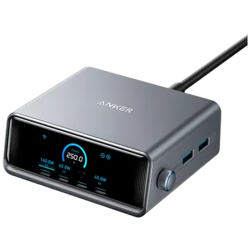 Anker Prime 6-In-1 Carregador Rápido 250W Preto