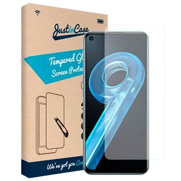 Just in Case Clear Protector de Ecrã de Vidro Temperado Realme 9i