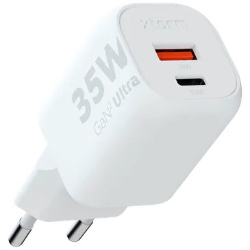 Xtorm Gan2 Ultra USB USB-C Carregador Rápido 35W Branco
